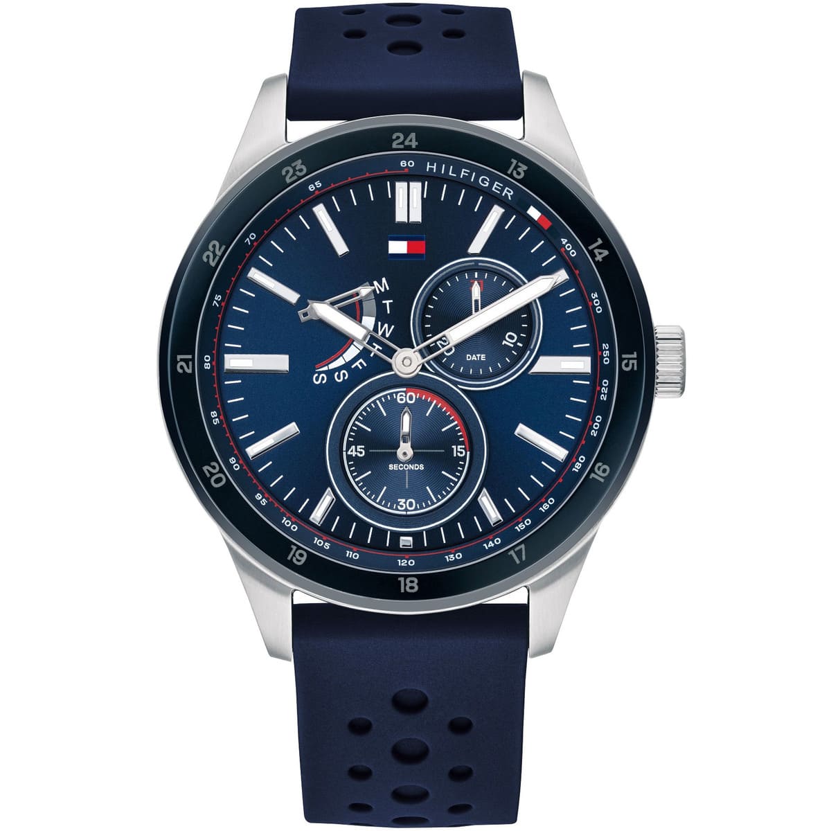 1791635-tommy-hilfiger-watch-men-blue-rubber-austin ساعت مچی مردانه تامی هیلفیگر TOMMY HILFIGER مدل 1791635 - تصویر 1
