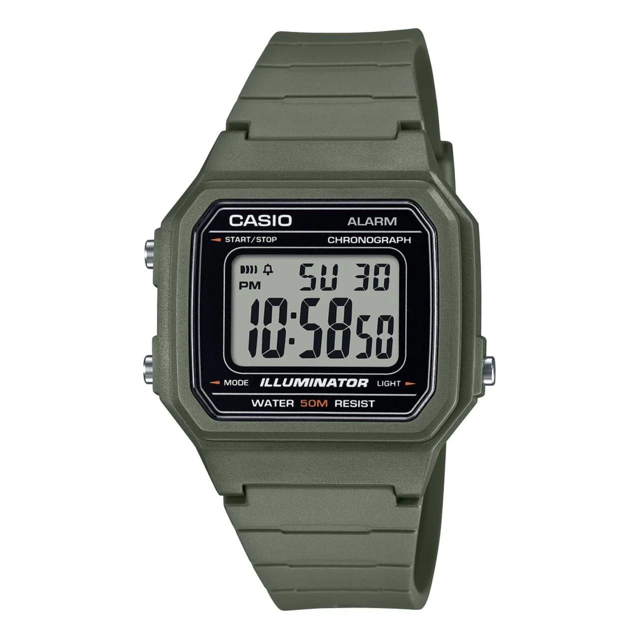 W-217H-3AVDF ساعت مچی مردانه کاسیو CASIO مدل W-217H-3AVDF - تصویر 1